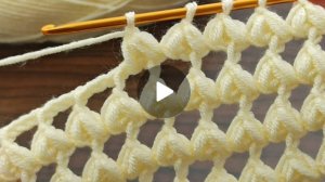 Узор крючком в тунисской технике вязания 🙂 #тунисскоевязание #всевжизнисвязано #вязаниекрючком