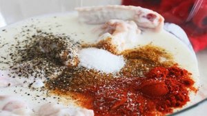 Крылышки в сливочно чесночном соусе