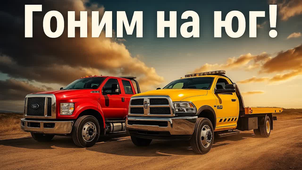 Гоним на юг 🚛 Путешествие по США на эвакуаторах смотреть онлайн
