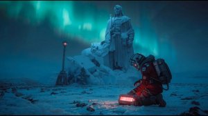 Frozen Moon Beacon ❄️ 2-Hour Dark Ambient ｜ Colossal Statue & Artificial Auroras ｜ Last Breath