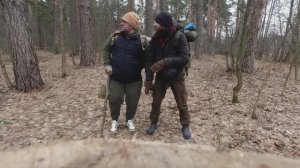 ИСПЫТАНИЕ МОРОЗОМ: НОЧЕВКА в ЗИМНЕМ ЛЕСУ без ПАЛАТКИ в феврале.