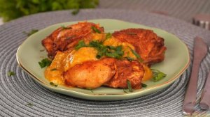 Овощной соус с птицей. ЗАПЕЧЁННАЯ КУРИЦА С ТЫКВЕННЫМ СОУСОМ