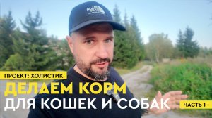 ПРОЕКТ: ХОЛИСТИК // ДЕЛАЕМ КОРМ ДЛЯ КОШЕК И СОБАК // НАЧАЛО... (часть 1)