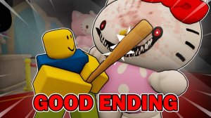 ПРИВЕТ КИТТИ, НО У НУБА ЕСТЬ БИТА! Анимация Roblox | HELLO KITTY, BUT PLAYER HAS A BAT!