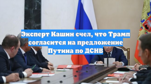 Эксперт Кашин счел, что Трамп согласится на предложение Путина по ДСНВ