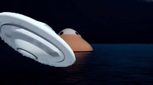 НЛО над морем.