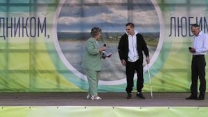 023 Блок защитники  Поздравление Семченко Е. день села 2025