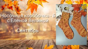 СП "НОСОЧНАЯ КОРОБОЧКА-5" с Еленой Велиной. КОНКУРС "Осенняя рапсодия" 🍁🍁🍁