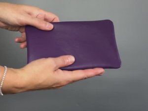 Косметичка фиолетовая премиальная «Милли» — оригинальный дизайн