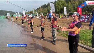 На Павловском водохранилище в Башкортостане прошли соревнования по летнему поплавочному рыбатлону