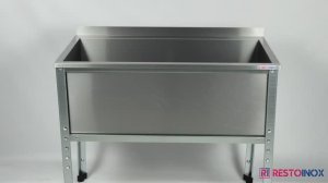 Ванна котломоечная сварная RESTOINOX ВМСК-1/10/5-Б-ЭЦ