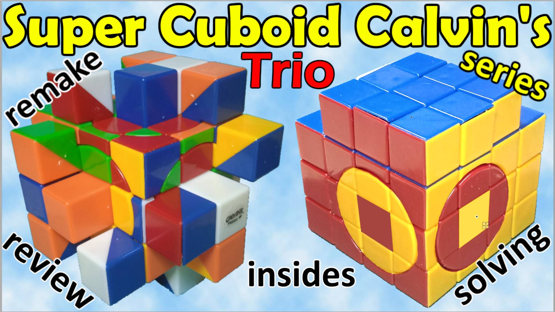 Trio cube, Super Cuboid Calvin's 3x3x5, insides, remake, о серии кубоидов, переделка, сборка, внутри смотреть онлайн