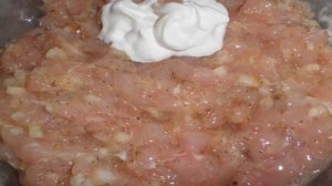 Куриные котлеты с крахмалом