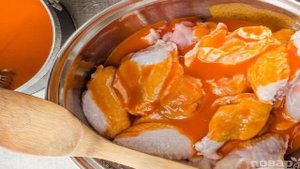 Куриные крылышки остренькие