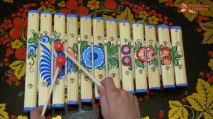 Мастерская Сереброва Ксилофон диатонический 12 пластин