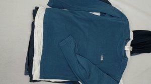 39194 Футболки мужские длинный рукав, 20пак, DB0, секонд (cream/extra) оптом