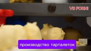 Видеообзор производства тарталеток на оборудовании VS FORNI