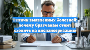 Тысячи выявленных болезней: почему братчанам стоит сходить на диспансеризацию