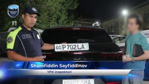 Миробод туманида транспорт воситасига сохта давлат рақам белгиларини ўрнатиб бошқарган шахс қўлга ол
