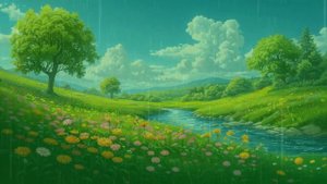 Анастасия и Нина Марченко – Дождик (стихи Александра Лебедева, муз. Юрия Белоуса)