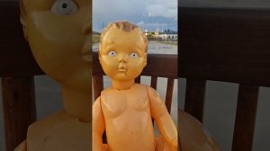 Пупс целлулоида с  безумными глазами.  Шосткинский завод