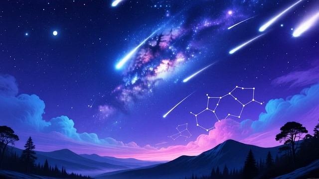 Звёздный дождь: волшебство ночного неба.