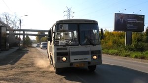 Автобус Первоуральска ПАЗ-32054 № КА 320 66 маршрут 8у с неадекватным водителем