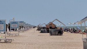 Азовское море. Должанское. Пляж Казачий берег.