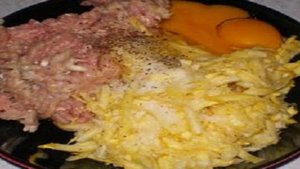 Куриные мешочки с кабачком