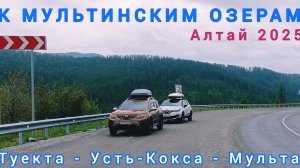 К МУЛЬТИНСКИМ ОЗЕРАМ / Туекта  - Усть-Кокса - Мульта / 16.06.2025