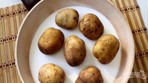 Картофель, печенный на сковороде