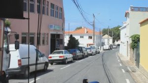 На дороге в Португалии - вид из окна автобуса.
