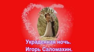 Украденная ночь. Игорь Саломахин.