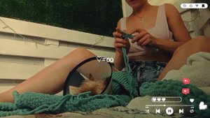 Вязание. Лежанка для животных.