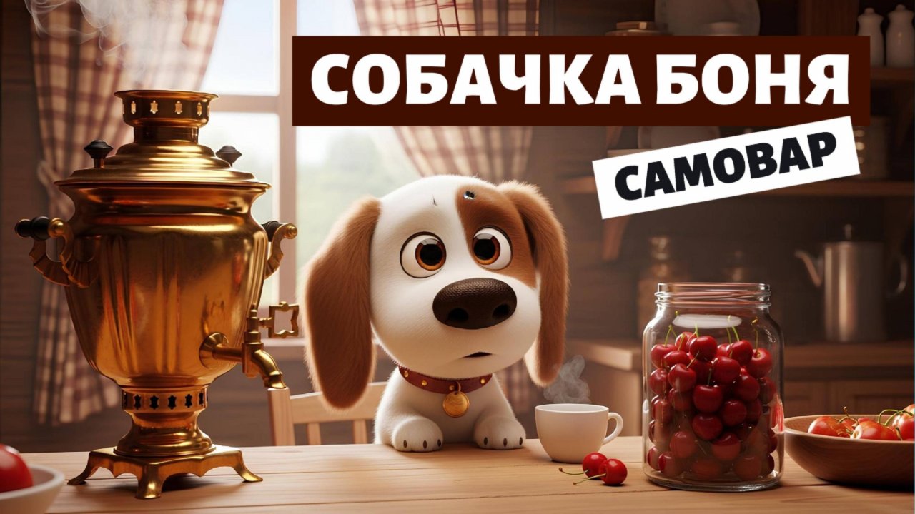 СОБАЧКА БОНЯ И САМОВАР 🐶☕✨
