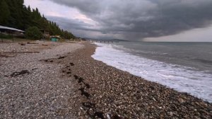 Новый Афон тучи гроза над Сухумом