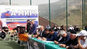Открытие турнира по вольной борьбе посвященный памяти Хадисова Муртазаали М. с. Орота