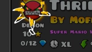 Играю в geometry dash, прохожу разные уровни!