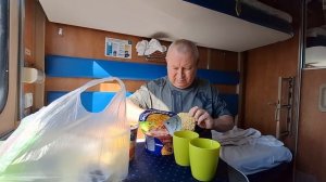 Начало нашего путешествия в Крым г.Саки.Обзор поезда 173М Москва-Евпатория-30.08.2025 год.