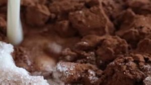 Корж для шоколадного торта Зебра