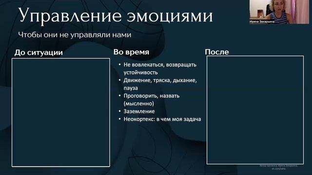 Урок 8 - Как возвращать устойчивость во время неприятной ситуации