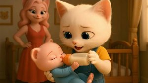 БЕДНЫЙ КОТЁНОК СТРАДАЕТ ИЗ-ЗА ЗЛОЙ МАЧЕХИ! ПАПА СПАСАЕТ ЕГО! ДУМАЙТЕ! ИСТОРИЯ ПРО ЖИВОТНЫХ