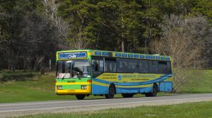 Автобус Mercedes-Benz O405 (АН 569 22). Покатушки по Барнаулу. / Ride on the Mercedes-Benz O405 bus