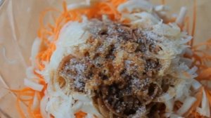 Корейский морковный салат с кальмарами