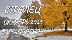 Стрелец ♐ Таро прогноз на октябрь 2025 года