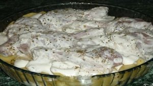 Куриные ножки с картофелем