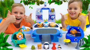 Октонавты спасают игрушечных животных! Видео от Влада и Ники!