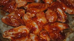 Куриные крылышки в маринаде (в духовке)