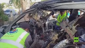 جنوب لبنان.. آثار هجوم إسرائيلي على بنت جبيل أدى إلى مصرع 5 أشخاص