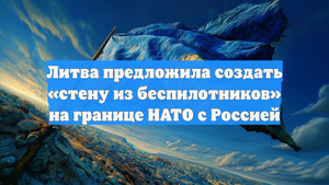 Литва предложила создать «стену из беспилотников» на границе НАТО с Россией